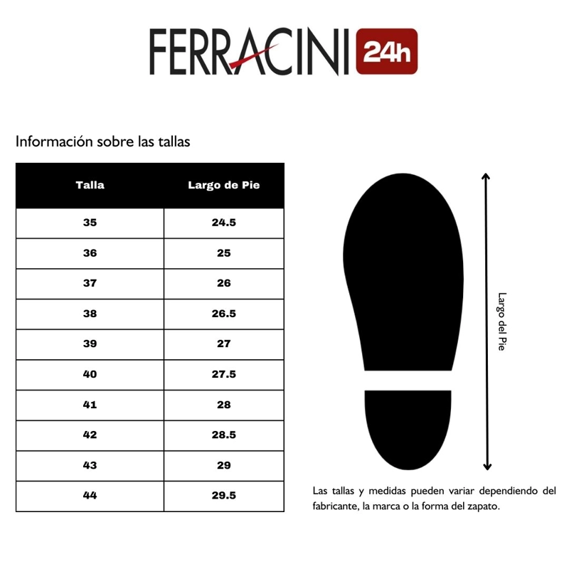 ZAPATILLAS HOMBRE FERRACINI URBANAS GRIS ECO DRY 8360-55 CUERO - 7
