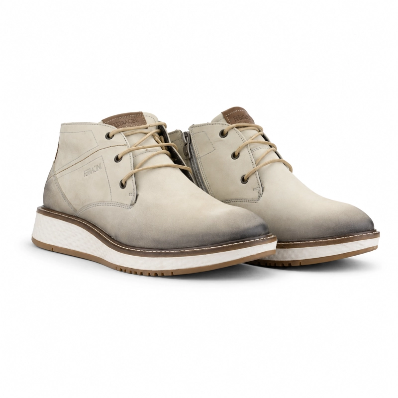 BOTIN FERRACINI HOMBRE 3300 PLAY BEIGE CASUAL - 6
