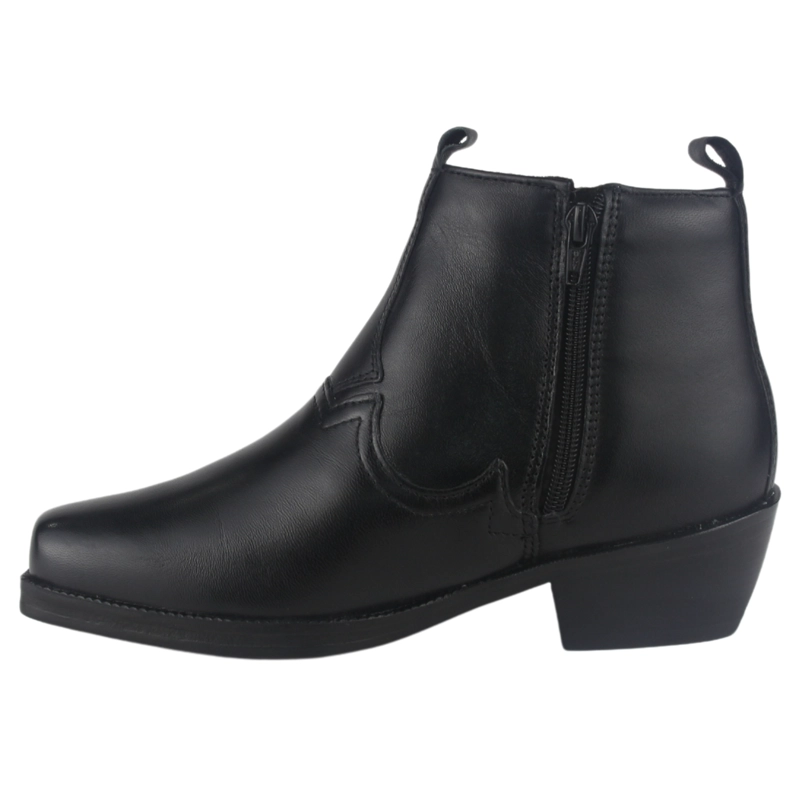 BOTAS HOMBRE FERRACINI CUERO NEGRO NEW COUNTRY 8907 CASUAL - 2