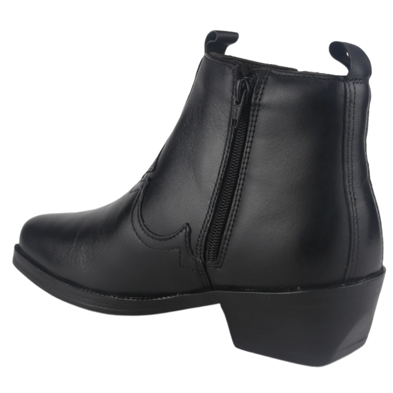 BOTAS HOMBRE FERRACINI CUERO NEGRO NEW COUNTRY 8907 CASUAL - 4