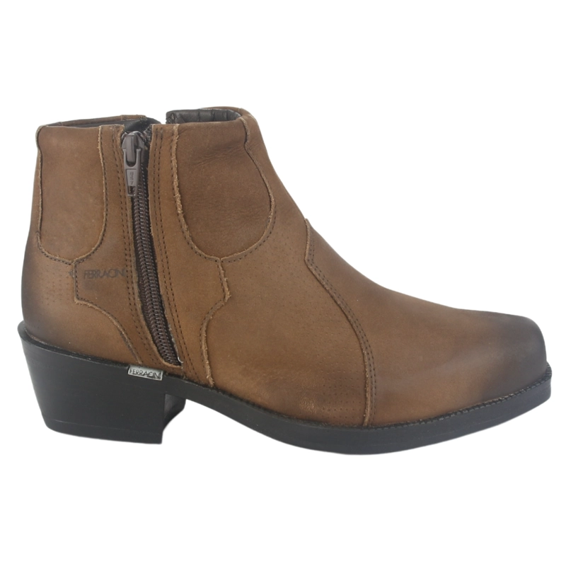 BOTAS HOMBRE FERRACINI CUERO CAFÉ NEW COUNTRY 9015 CAMPERO - 1