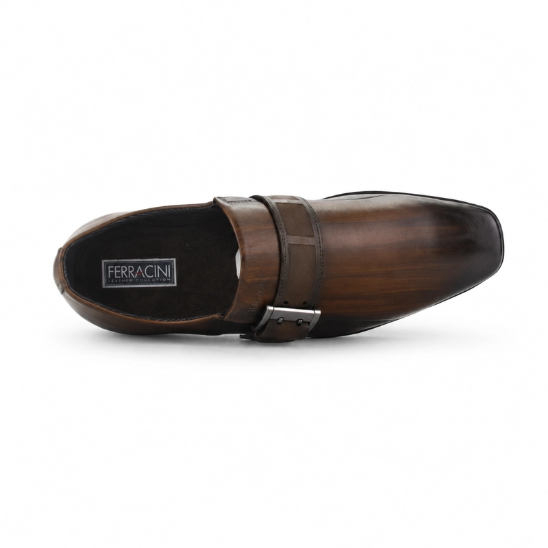 ZAPATO FERRACINI HOMBRE 4373 FRANKFURT CAFE  CASUAL - 5