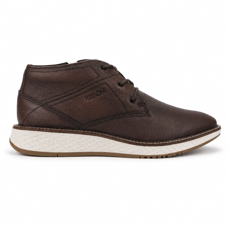 BOTIN FERRACINI HOMBRE 3300 PLAY CAFE  CLARO CASUAL - 1