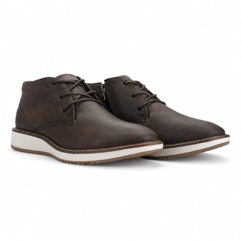 BOTIN FERRACINI HOMBRE 3300 PLAY CAFE  CLARO CASUAL - 6