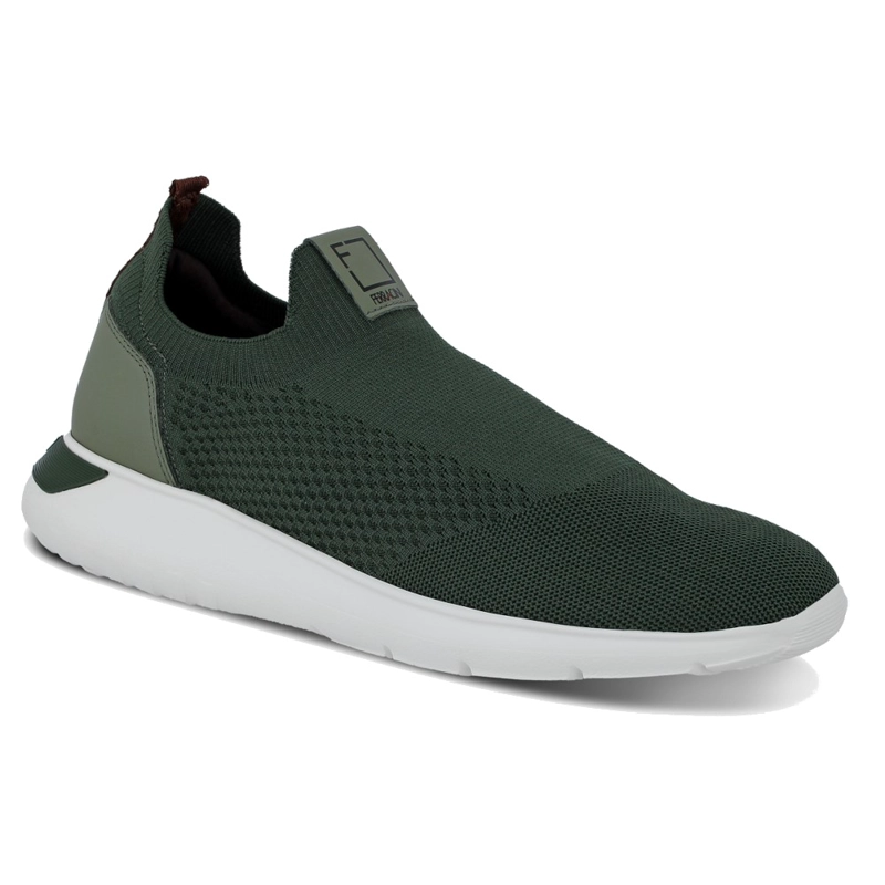 ZAPATILLA FERRACINI HOMBRE 9249 ELEKTRA COLORS VERDE CASUAL - 1