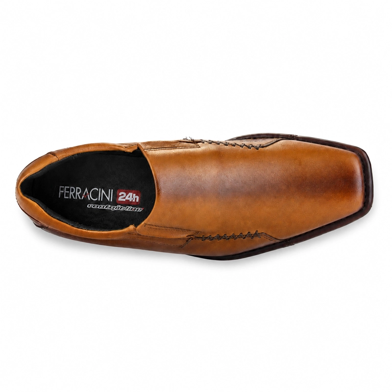 ZAPATO FERRACINI HOMBRE 4246 WINNER DRY CAFE  CLARO CASUAL - 5