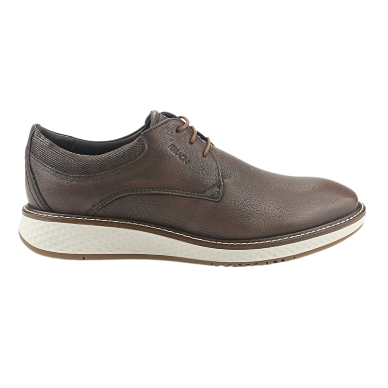 ZAPATO FERRACINI HOMBRE 3301 PLAY CAFE  OSCURO CASUAL - 1