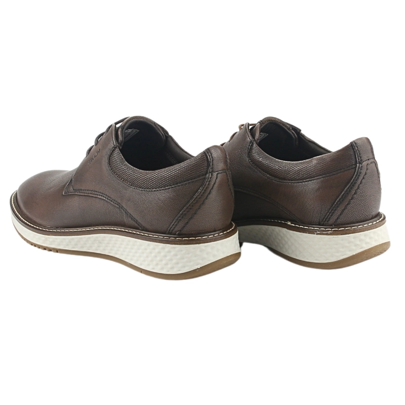 ZAPATO FERRACINI HOMBRE 3301 PLAY CAFE  OSCURO CASUAL - 6