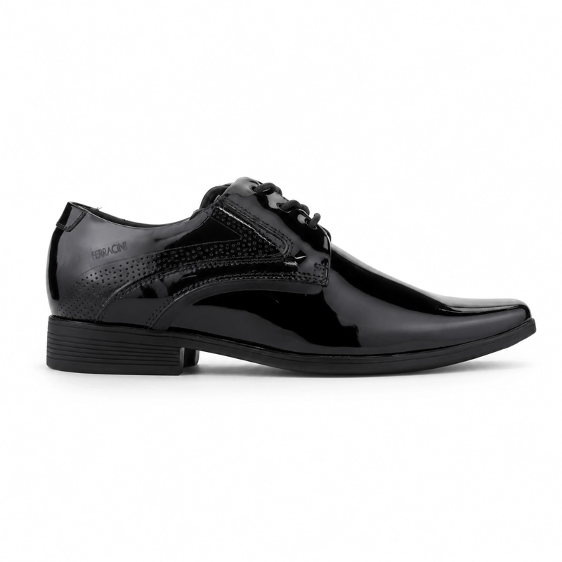 ZAPATO FERRACINI HOMBRE 6503 PIXEL NEGRO CASUAL - 1