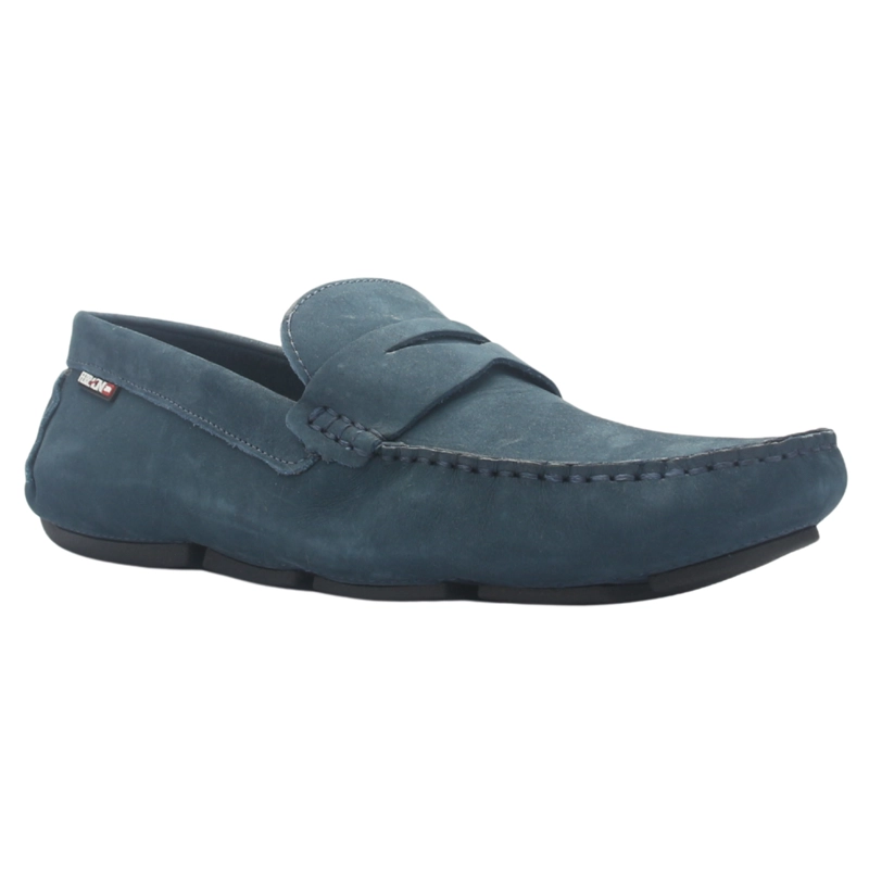 MOCASIN FERRACINI HOMBRE 2770 MALI AZUL MARINO CASUAL - 3