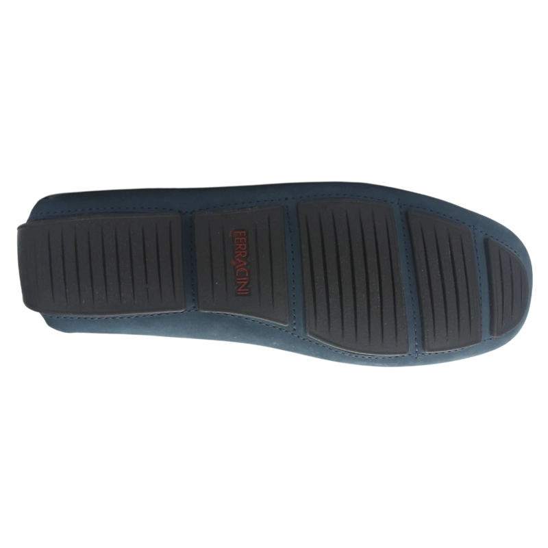 MOCASIN FERRACINI HOMBRE 2770 MALI AZUL MARINO CASUAL - 6