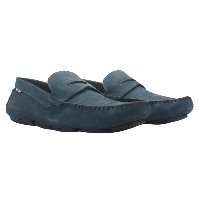 MOCASIN FERRACINI HOMBRE 2770 MALI AZUL MARINO CASUAL - 7