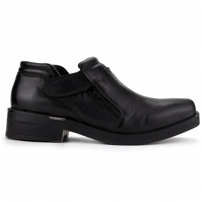 BOTIN FERRACINI HOMBRE 6622 URBAN NEGRO CASUAL - 4