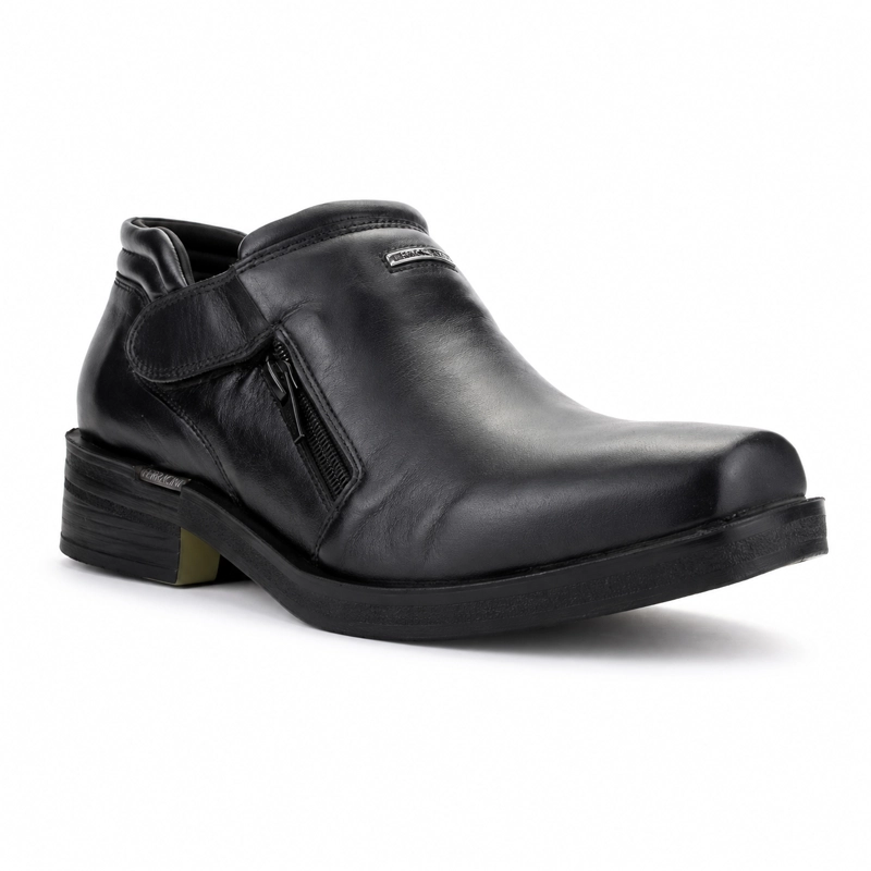 BOTIN FERRACINI HOMBRE 6622 URBAN NEGRO CASUAL - 5