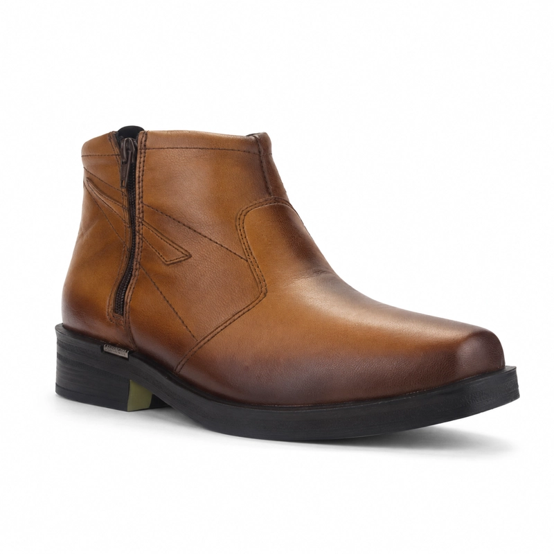 BOTIN FERRACINI HOMBRE 6674 URBAN WAY CAFE  CLARO CASUAL - 3