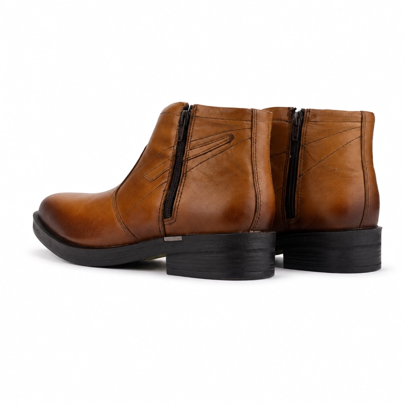 BOTIN FERRACINI HOMBRE 6674 URBAN WAY CAFE  CLARO CASUAL - 4