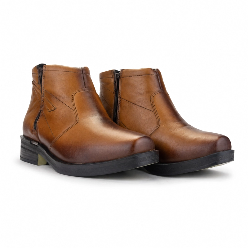 BOTIN FERRACINI HOMBRE 6674 URBAN WAY CAFE  CLARO CASUAL - 5