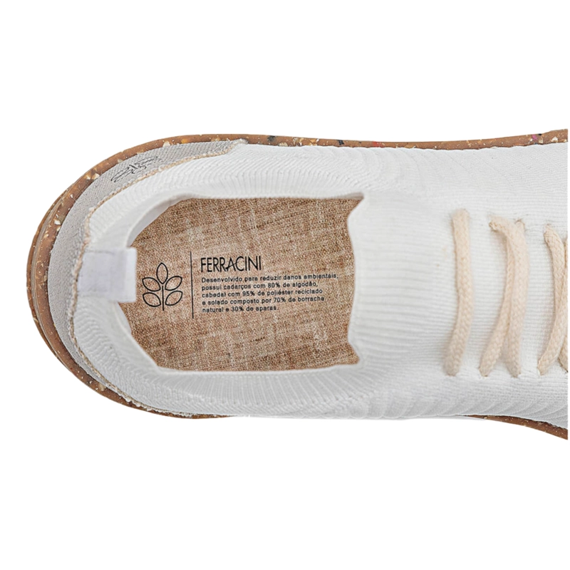 ZAPATILLA FERRACINI HOMBRE 8190 SAMPA GREEN BLANCO CASUAL - 2