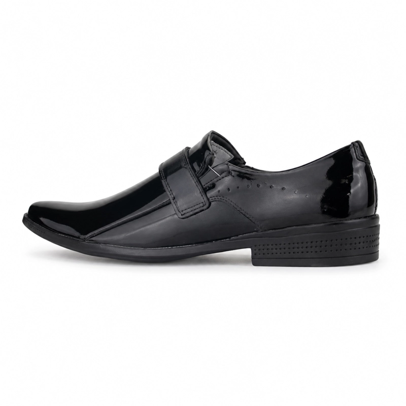 ZAPATO FERRACINI HOMBRE 4373 FRANKFURT NEGRO CHAROL CASUAL - 4