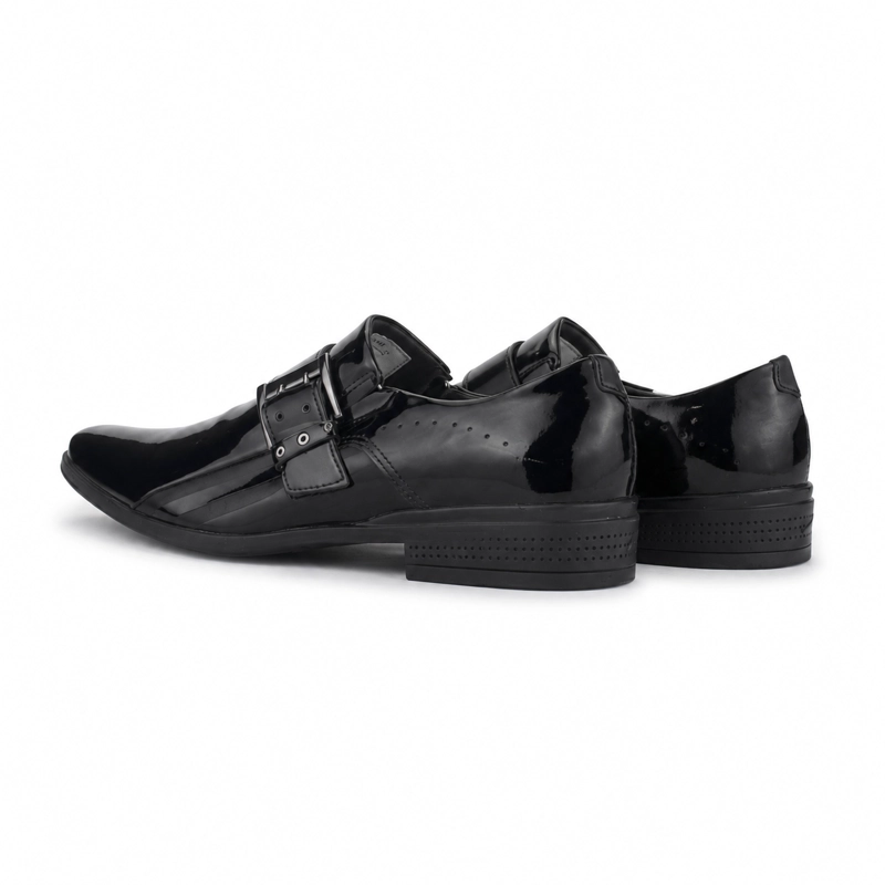 ZAPATO FERRACINI HOMBRE 4373 FRANKFURT NEGRO CHAROL CASUAL - 8