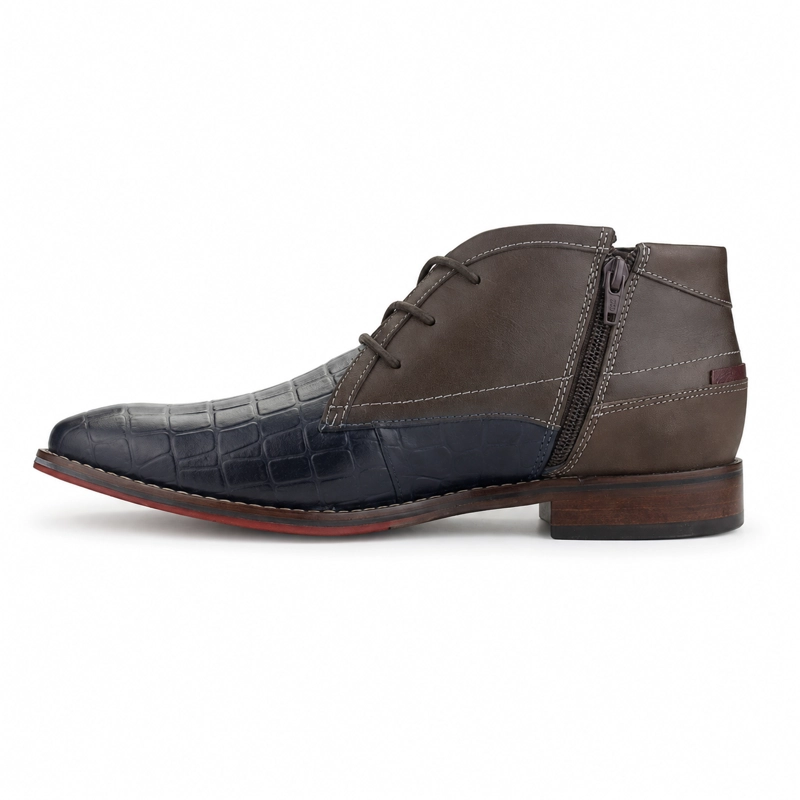 BOTIN FERRACINI HOMBRE 5678 CARAVAGGIO AZUL CASUAL - 2