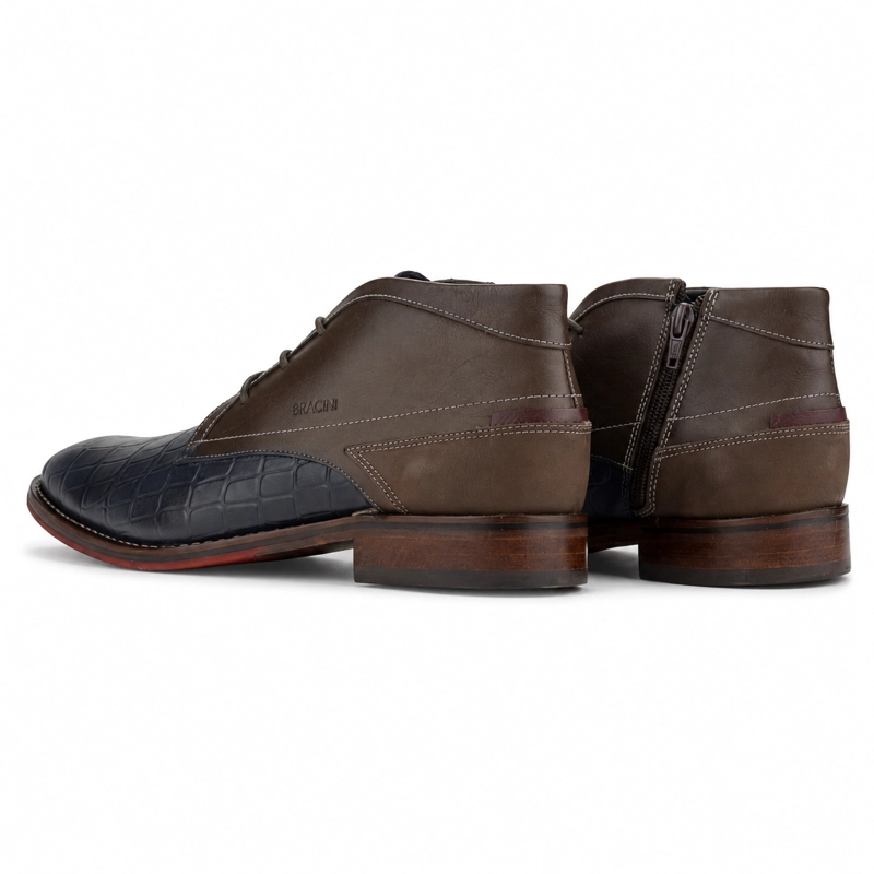 BOTIN FERRACINI HOMBRE 5678 CARAVAGGIO AZUL CASUAL - 7