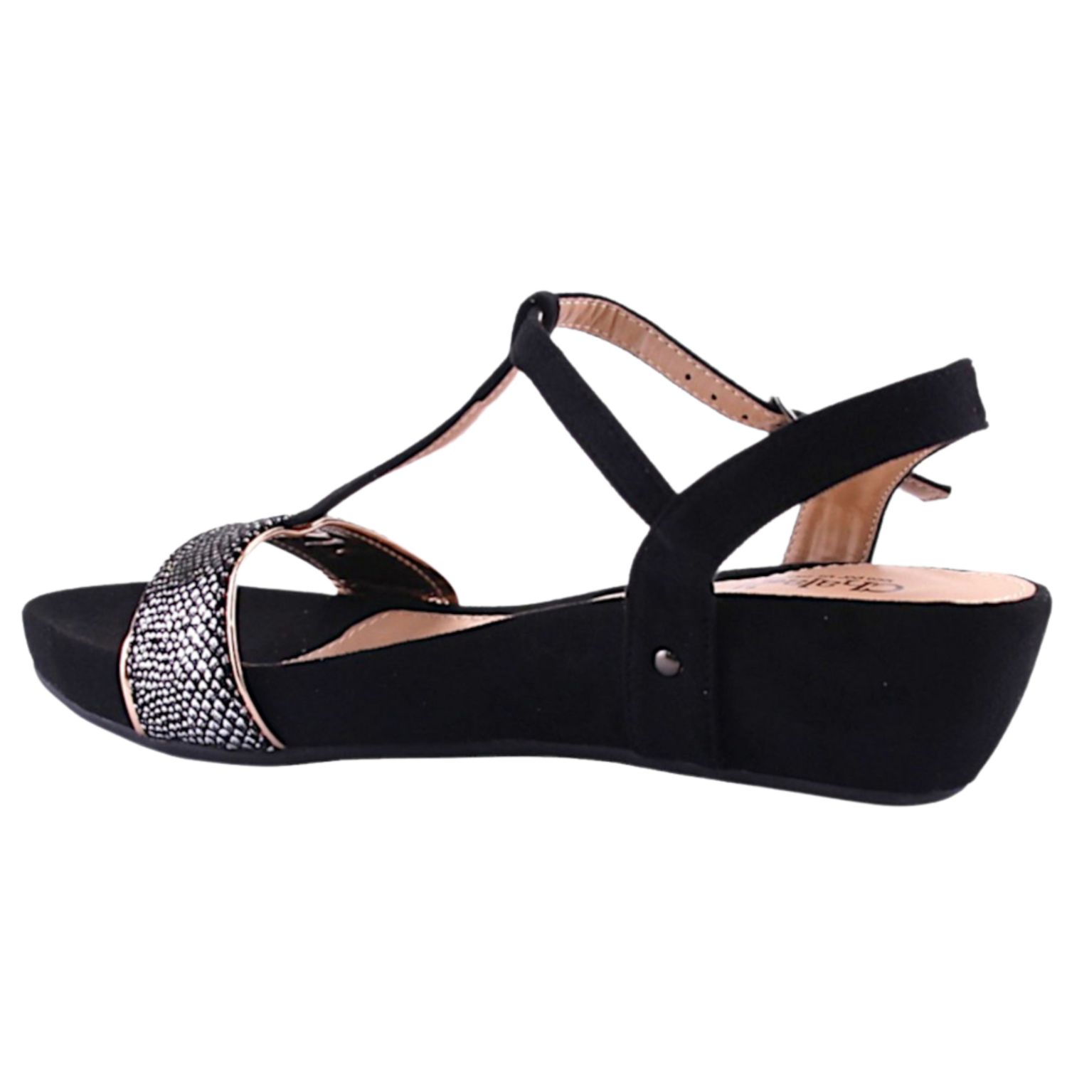 SANDALIAS MUJER CHALADA NEGRO GITANA-4 MODA - 2