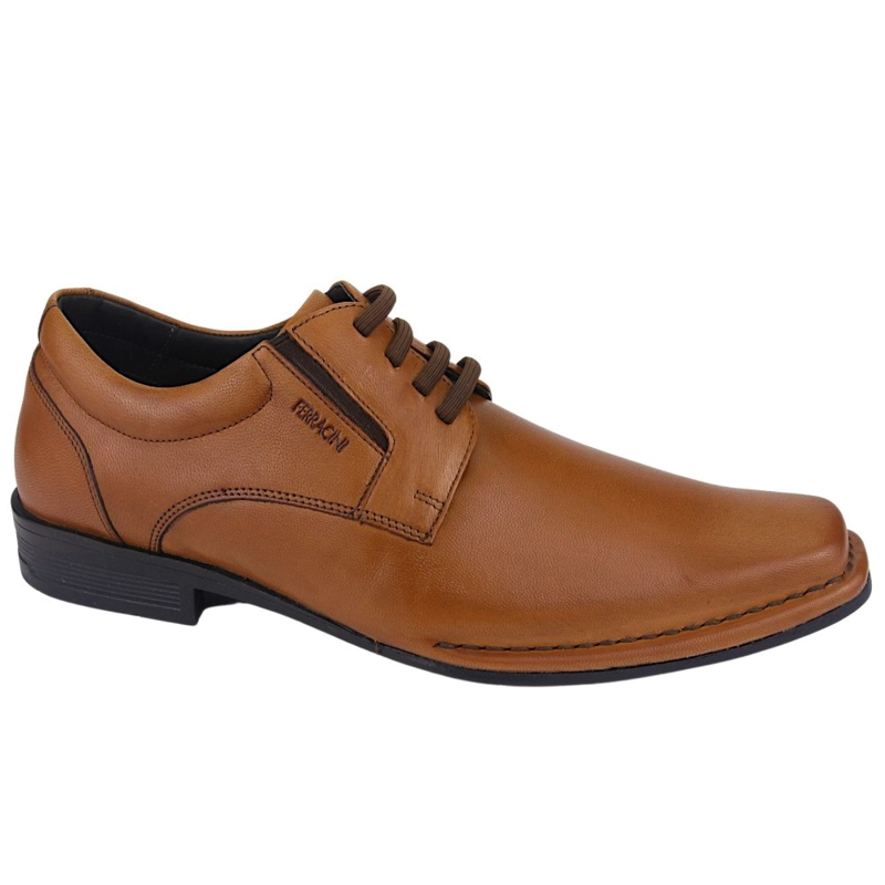 ZAPATO FERRACINI HOMBRE 5335 AMBIENCE CAFE  OSCURO CASUAL - 1