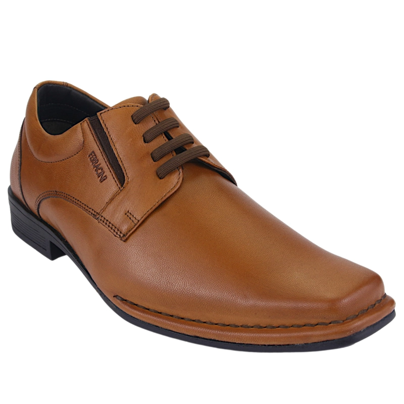 ZAPATO FERRACINI HOMBRE 5335 AMBIENCE CAFE  OSCURO CASUAL - 3