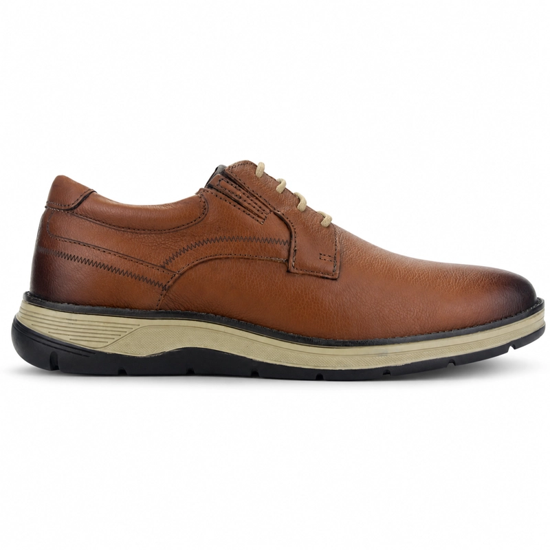 ZAPATO FERRACINI HOMBRE 5540 FLUENCE CAFE  CASUAL - 1