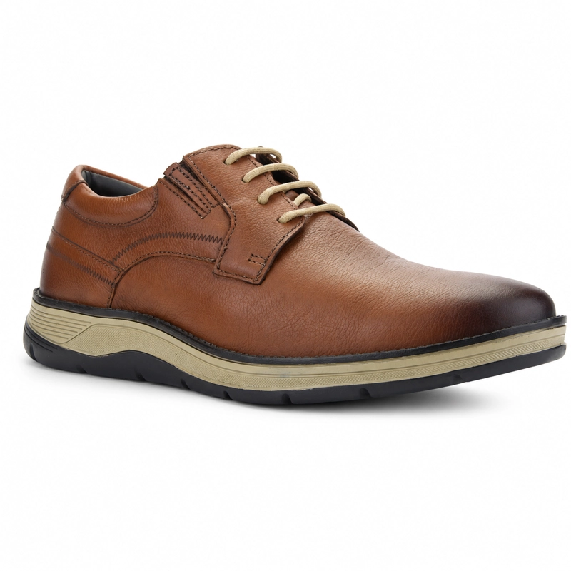 ZAPATO FERRACINI HOMBRE 5540 FLUENCE CAFE  CASUAL - 3