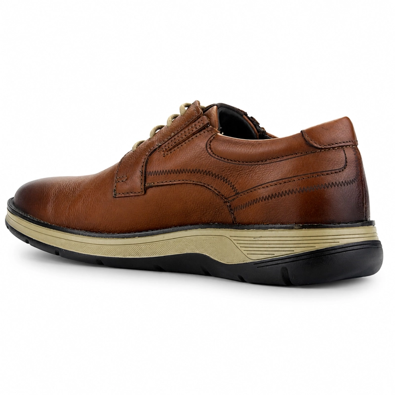 ZAPATO FERRACINI HOMBRE 5540 FLUENCE CAFE  CASUAL - 4