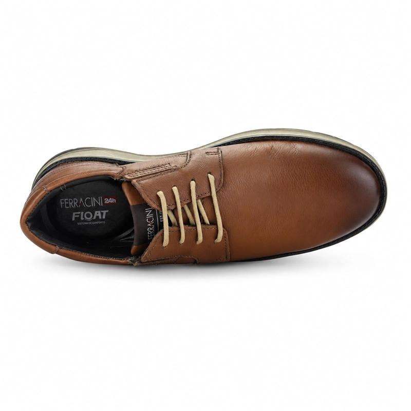ZAPATO FERRACINI HOMBRE 5540 FLUENCE CAFE  CASUAL - 5
