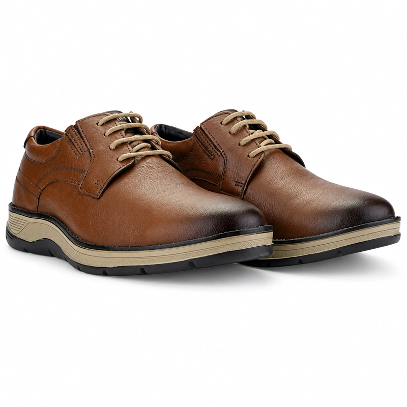 ZAPATO FERRACINI HOMBRE 5540 FLUENCE CAFE  CASUAL - 7