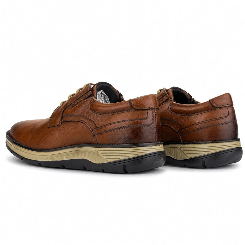 ZAPATO FERRACINI HOMBRE 5540 FLUENCE CAFE  CASUAL - 8