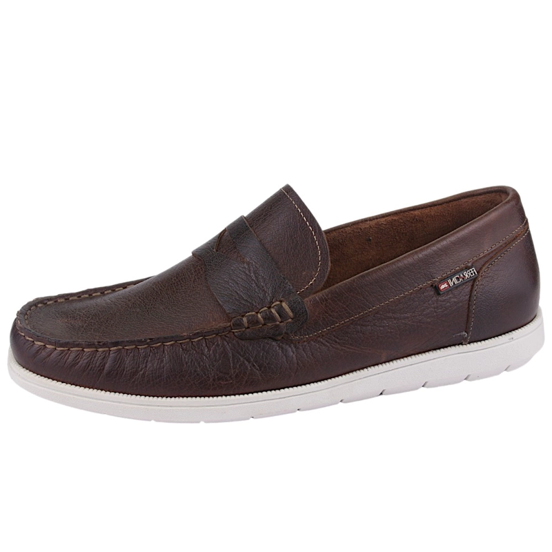 MOCASINES HOMBRE FERRACINI CUERO EURO 4952 CASUAL CAFE - 1