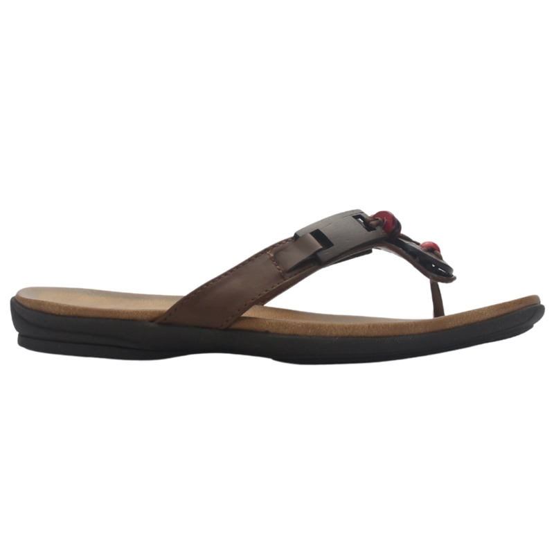 SANDALIAS MUJER CHALADA ANATOMIC40 CAFÉ MODA - 1