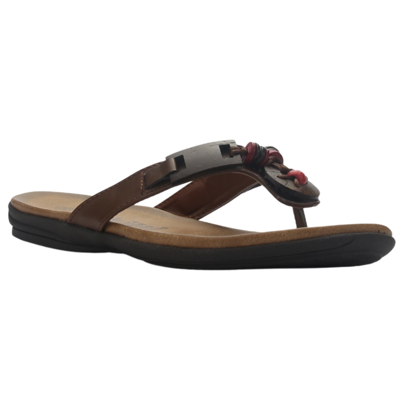 SANDALIAS MUJER CHALADA ANATOMIC40 CAFÉ MODA - 3