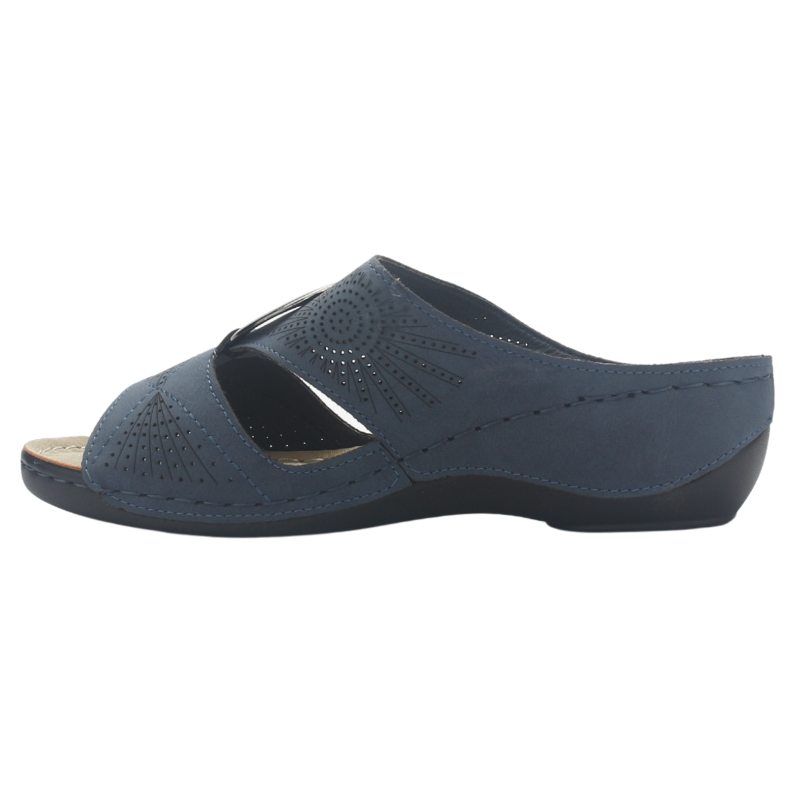 SANDALIAS MUJER CHALADA AZUL KON-5 CASUAL - 2