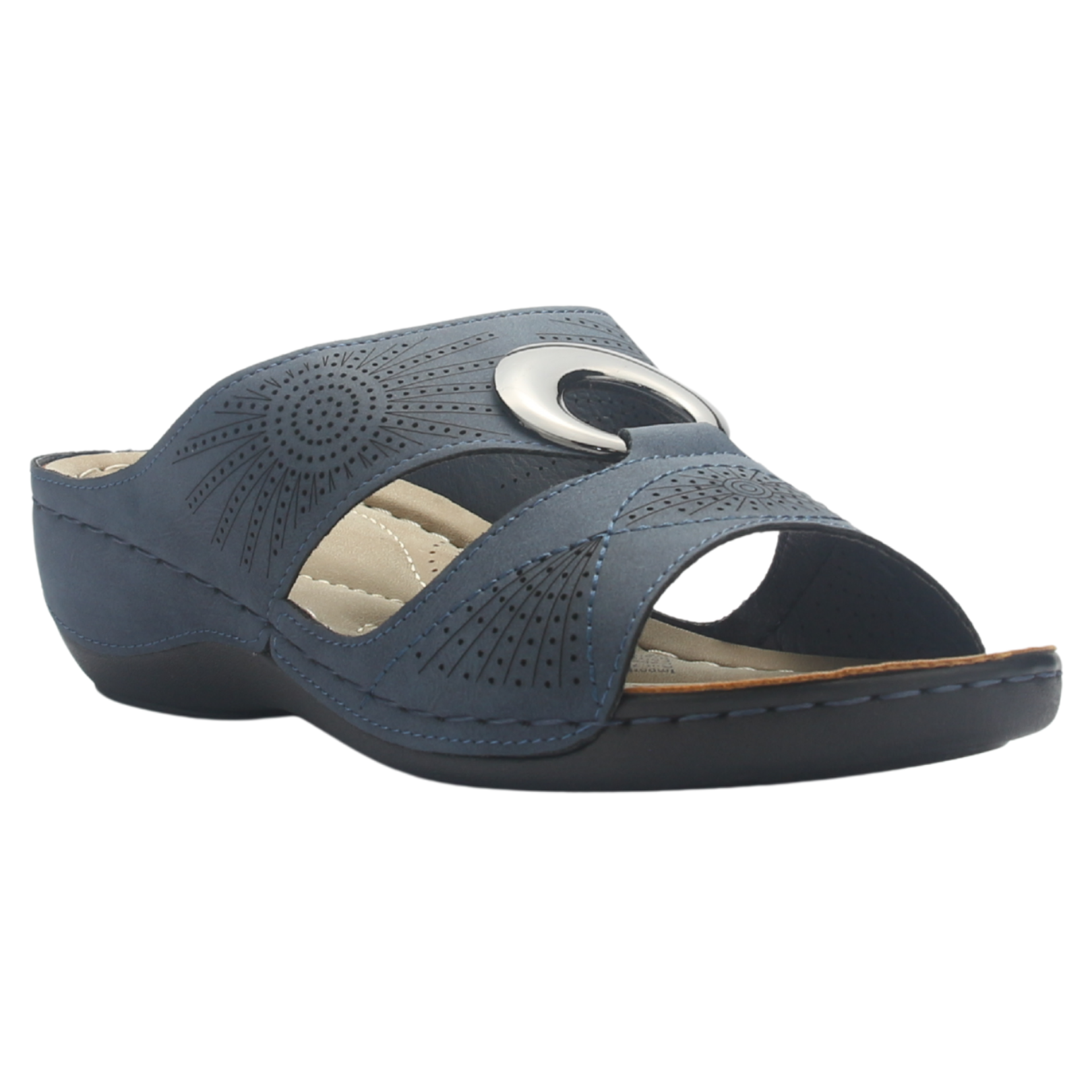 SANDALIAS MUJER CHALADA AZUL KON-5 CASUAL - 3