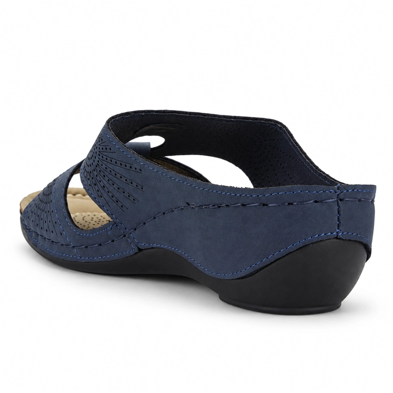 SANDALIAS MUJER CHALADA AZUL KON-5 CASUAL - 4