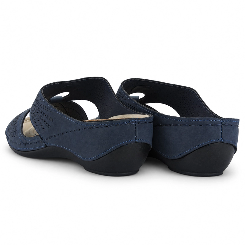 SANDALIAS MUJER CHALADA AZUL KON-5 CASUAL - 7