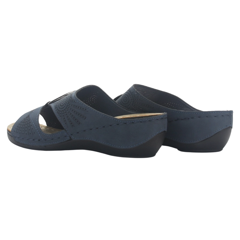 SANDALIAS MUJER CHALADA AZUL KON-5 CASUAL - 9