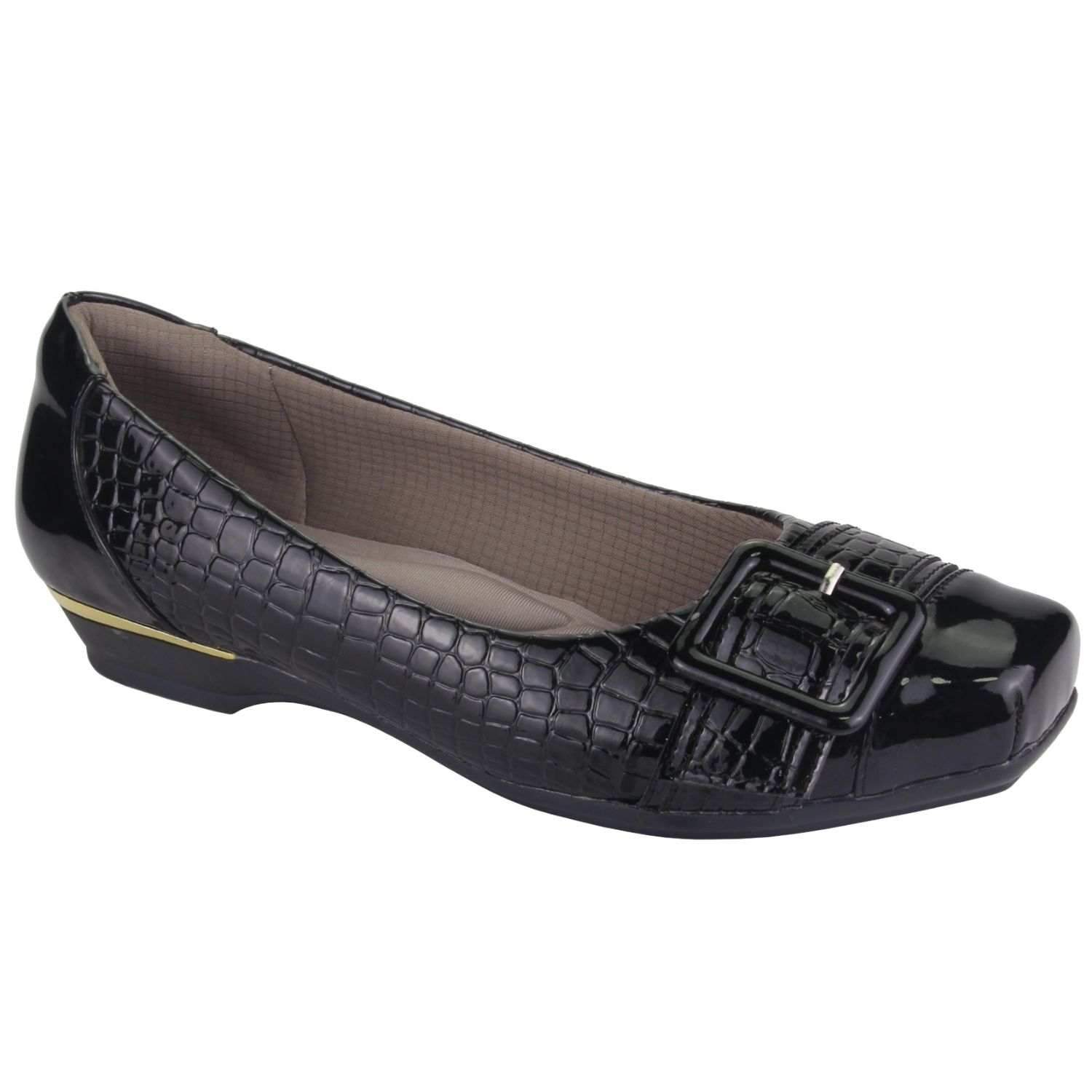 MOCASINES MUJER CHALADA NEGRO ALPA-2 MODA - 1