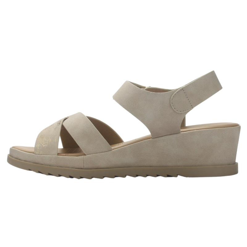 SANDALIAS MUJER CHALADA BEIGE PIURA-11 CASUAL - 2