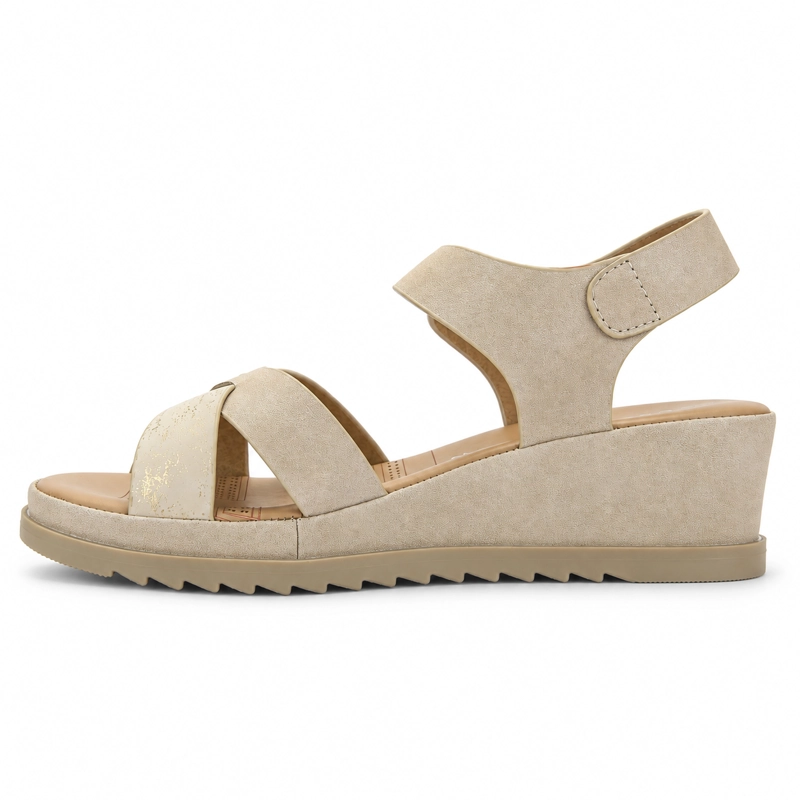 SANDALIA BEIGE MUJER CASUAL CHALADA PIURA - 2