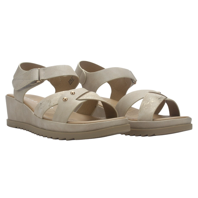 SANDALIAS MUJER CHALADA BEIGE PIURA-11 CASUAL - 5