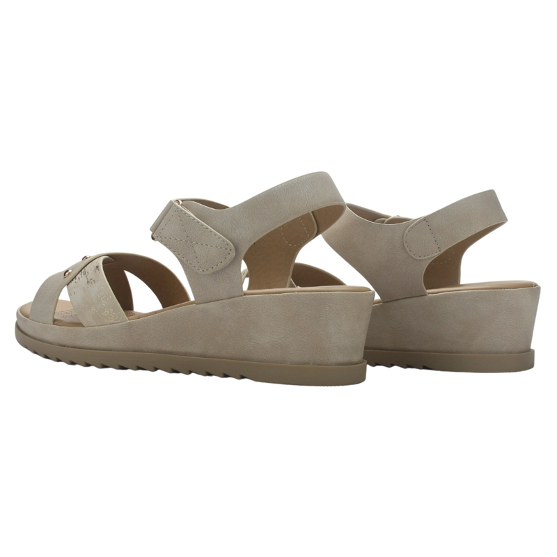 SANDALIAS MUJER CHALADA BEIGE PIURA-11 CASUAL - 6