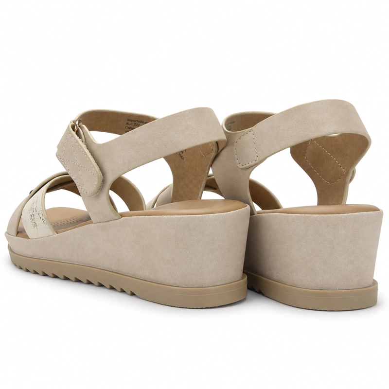 SANDALIA BEIGE MUJER CASUAL CHALADA PIURA - 8