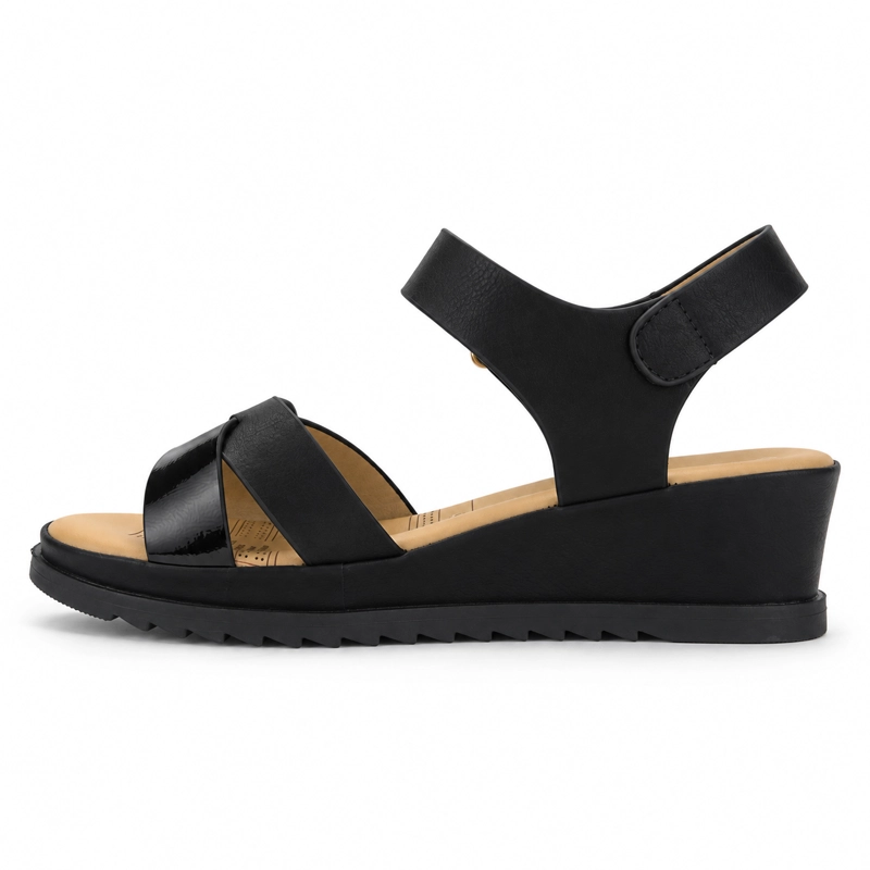 SANDALIAS MUJER CHALADA NEGRO PIURA-11 CASUAL - 2